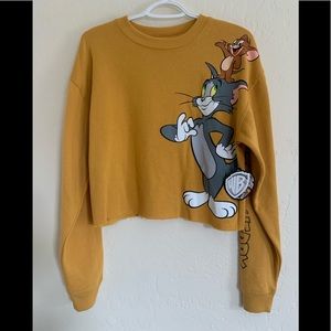 TOM&JERRY ✨🧀 SWEATSHIRT ✨🧀 XS-S ✨🧀 NOSTALGIC ✨🧀 SLIGHT CROP ✨🧀 WARNER BRO’S